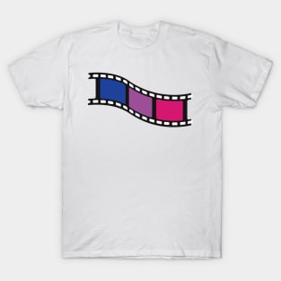 Film Strip - Bisexual Pride T-Shirt